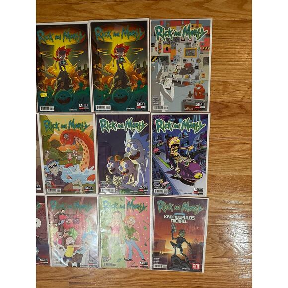 RICK AND MORTY LOT 18 COMICS - 2015 FIRST PRINT 1 to 11 - Picture 5 of 16